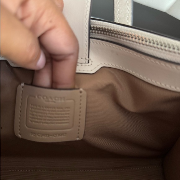 Coach Ivory Leather Nina tote - Picture 6 of 6